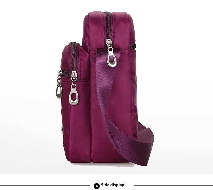Nylon outdoor travel shoulder bag